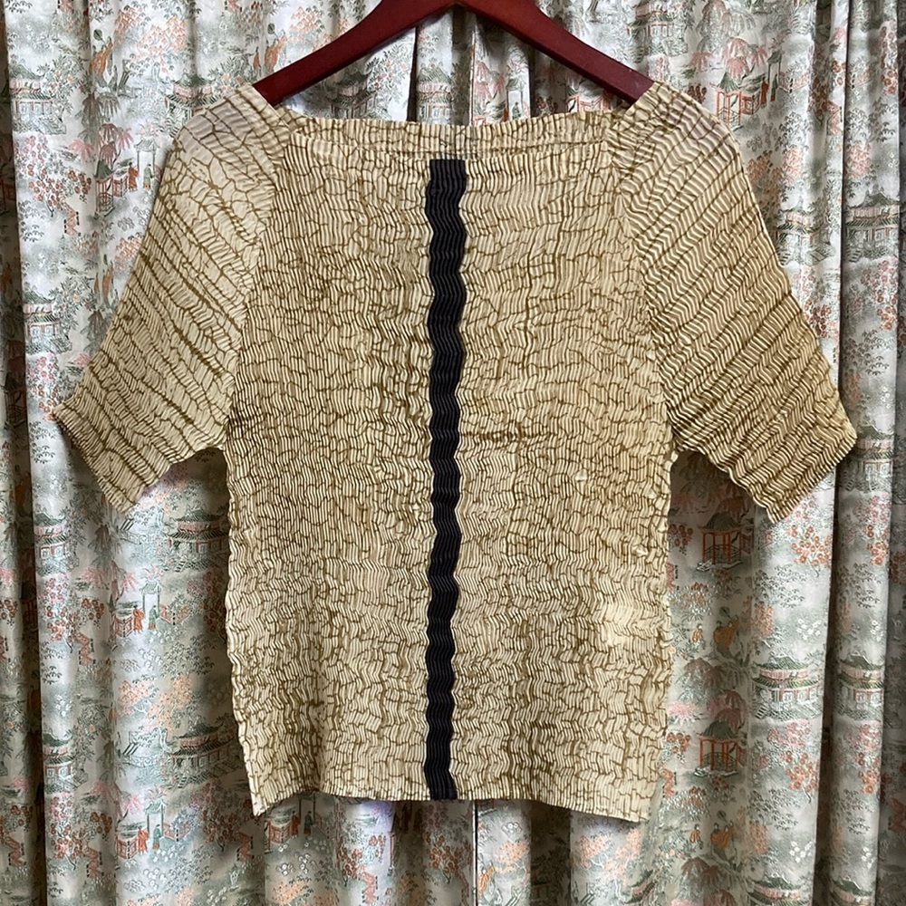 Issey Miyake Pleated Top